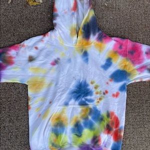 Tie Dye ‘Rainbow’ Pullover Sweater